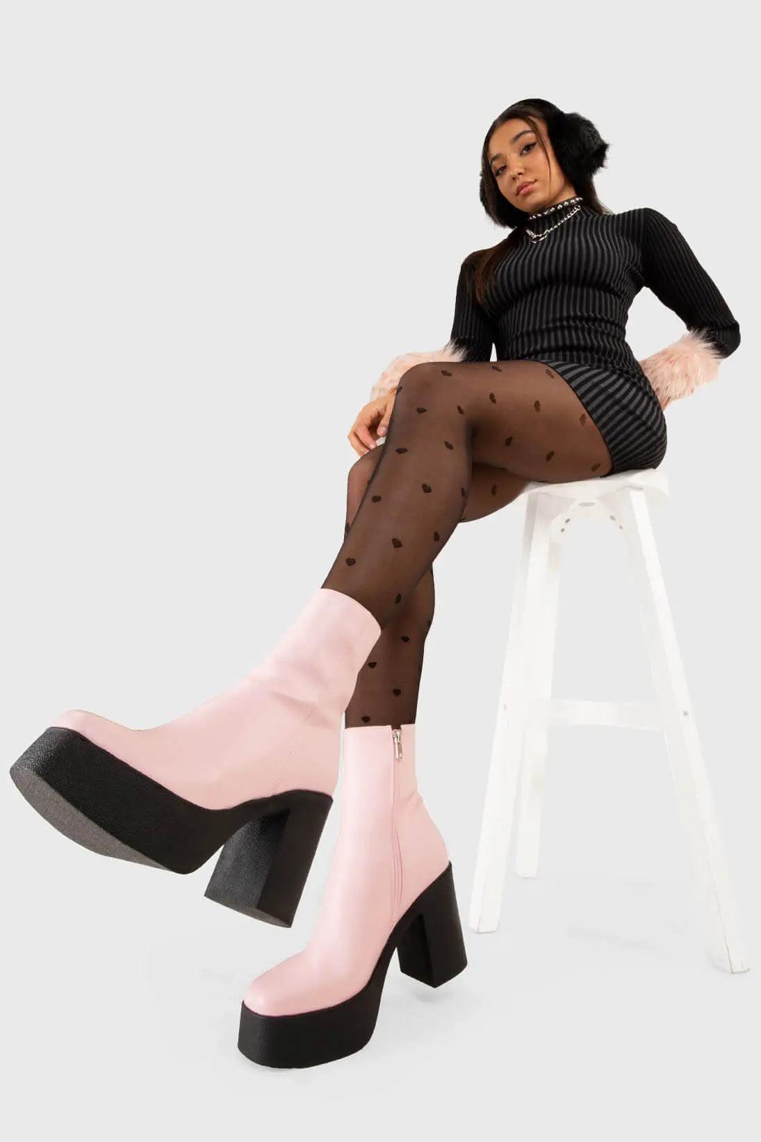 My Hero Platform Ankle Boots Product Image