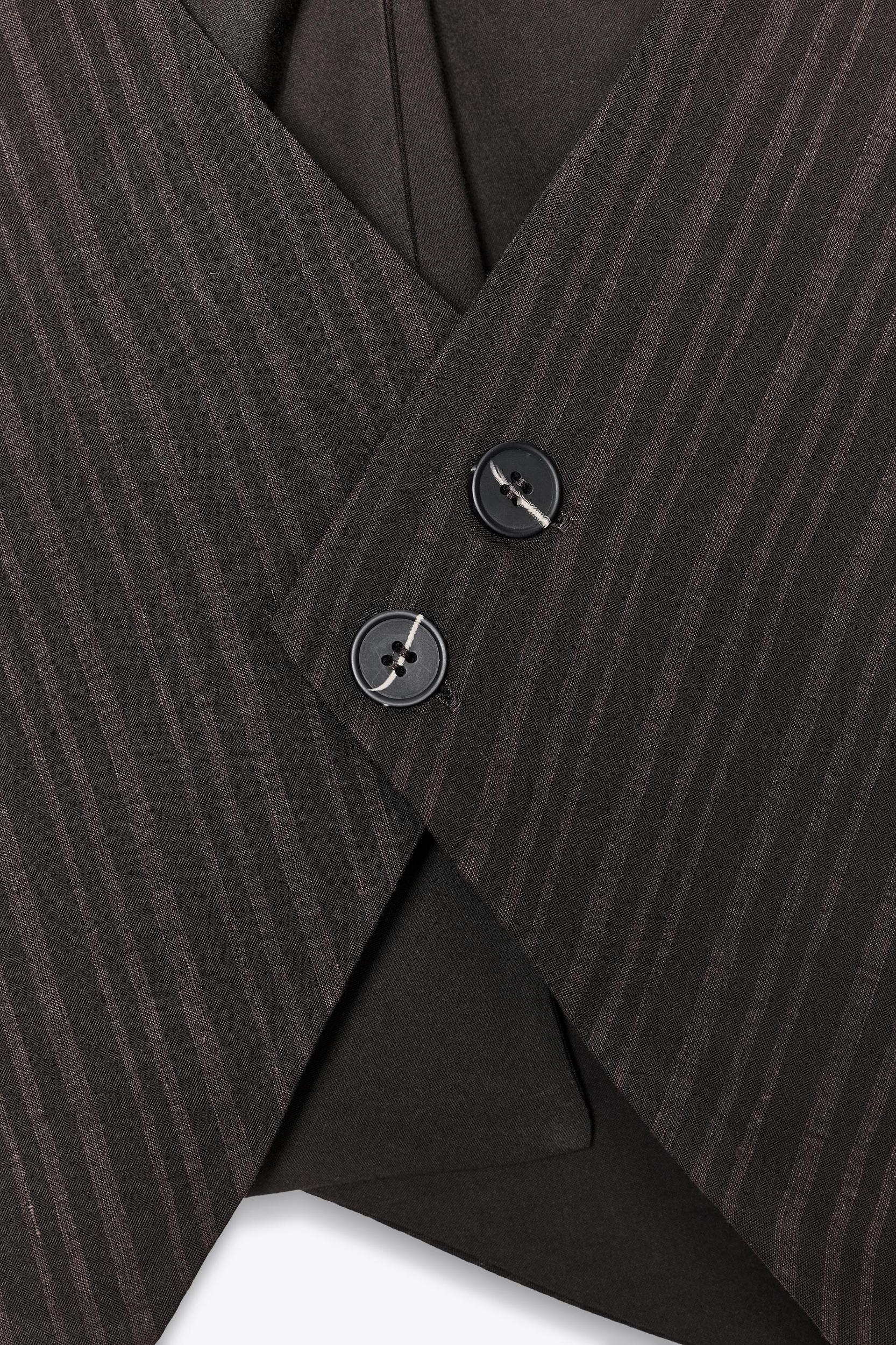 STRIPED HALTER TOP Product Image