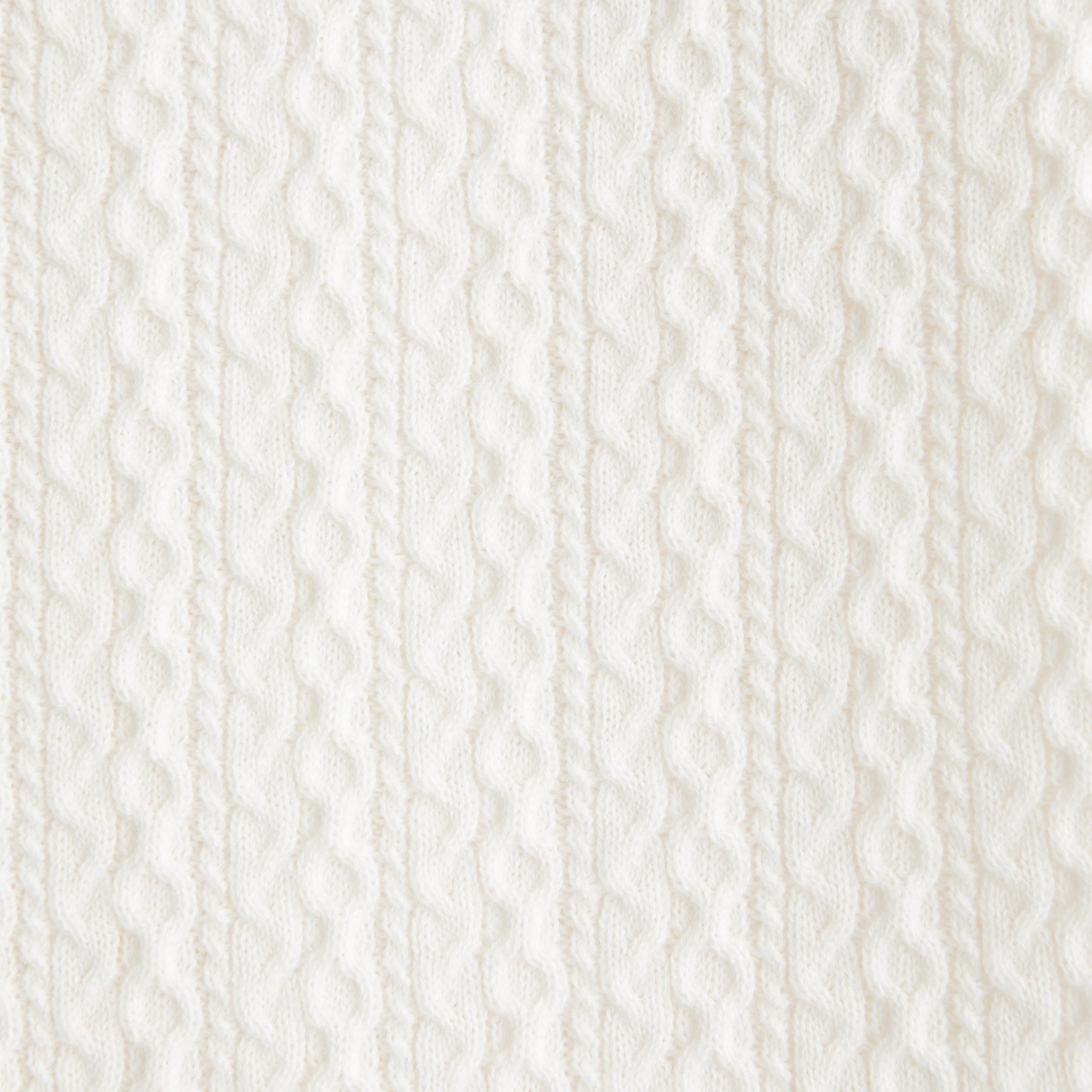 Cable Button-Through Sweater Polo Product Image