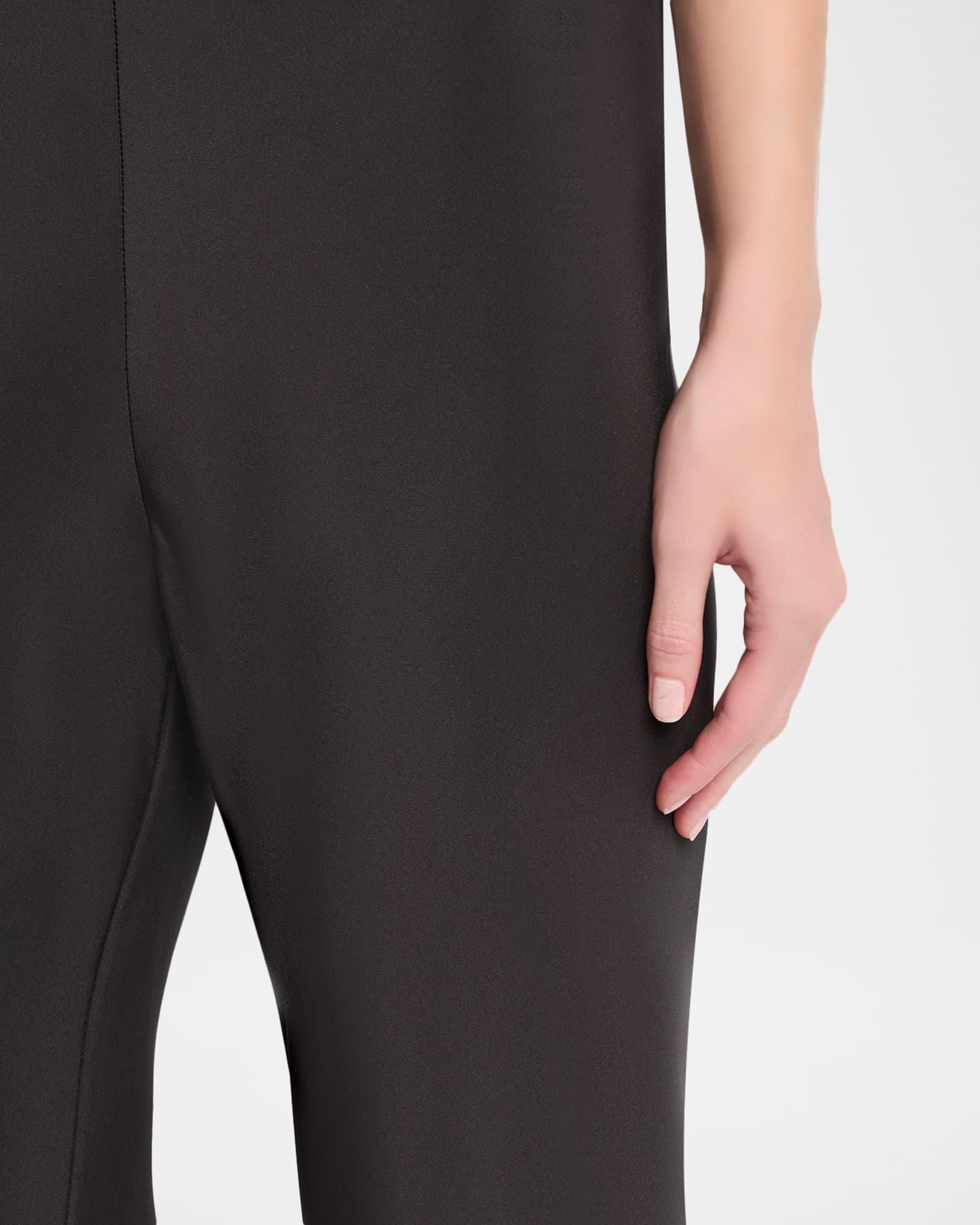 Straight-Leg Silk Pants Product Image