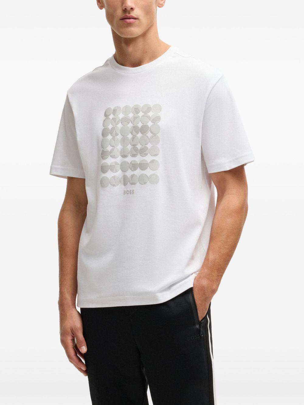 geometric-print T-shirt Product Image
