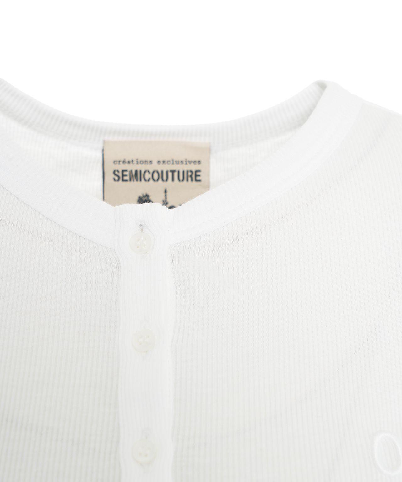 Ribbed long-sleeved shirt Product Image