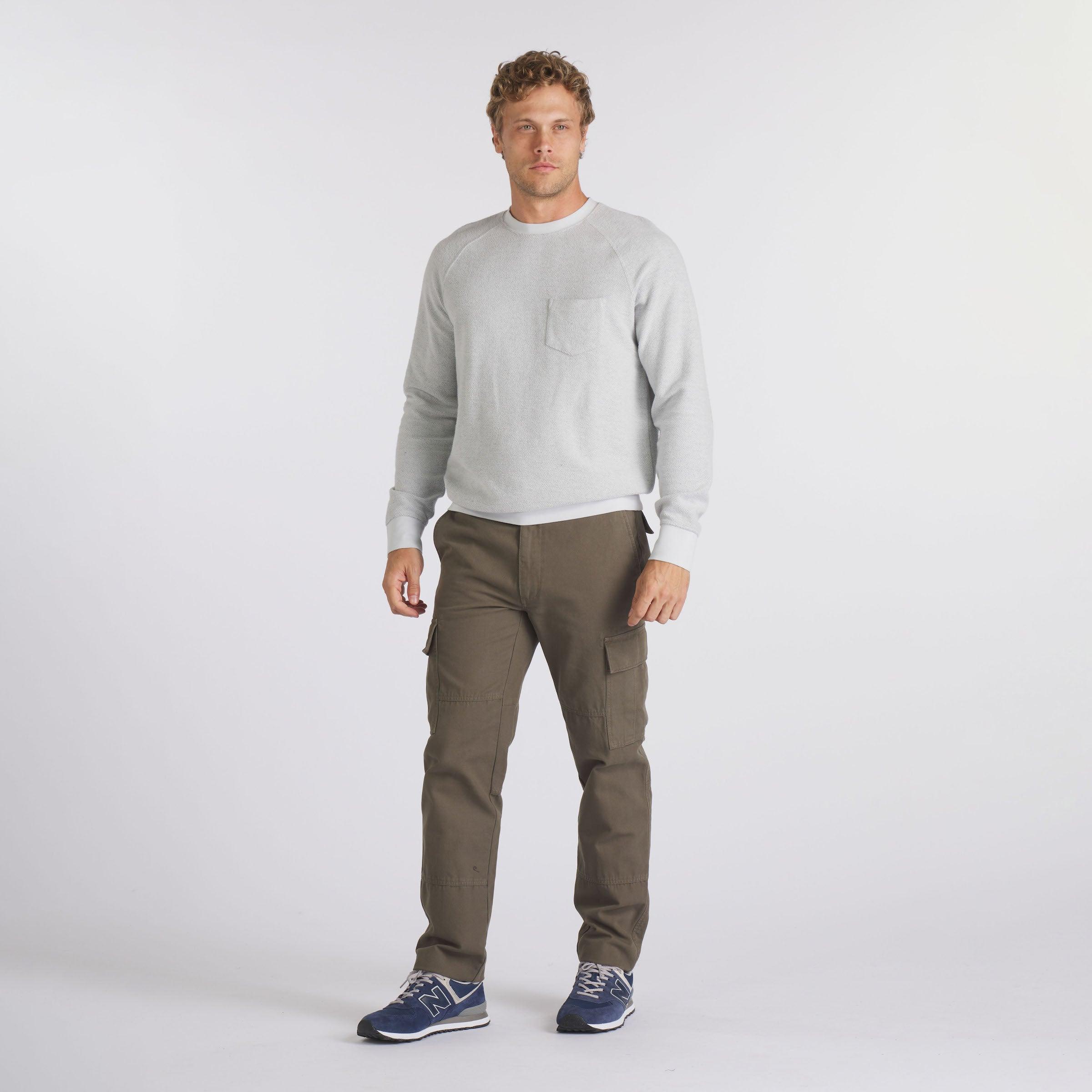 Dunlop Reverse Fleece Crew Neck - Glacier Gray Product Image