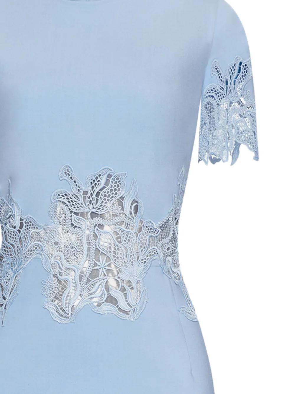 guipure-lace pencil midi dress Product Image