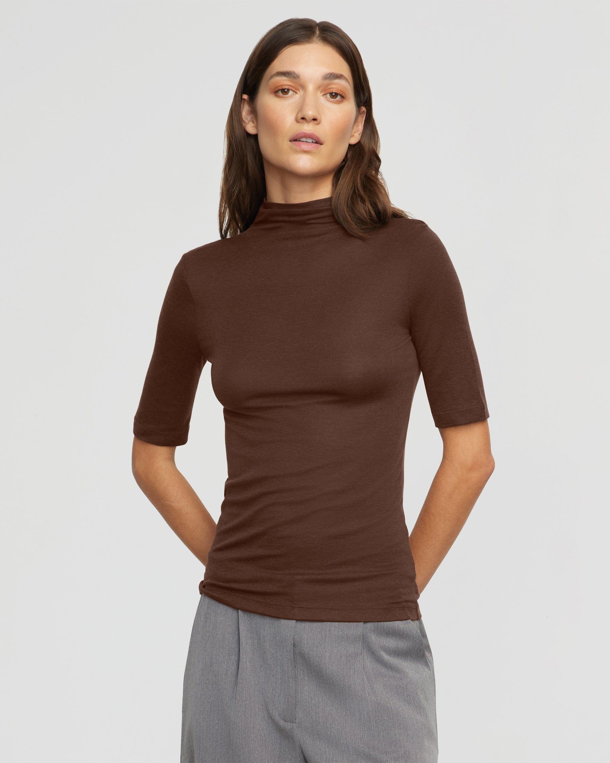 Gina Tencel-Wool Semi-Sheer Tee Product Image