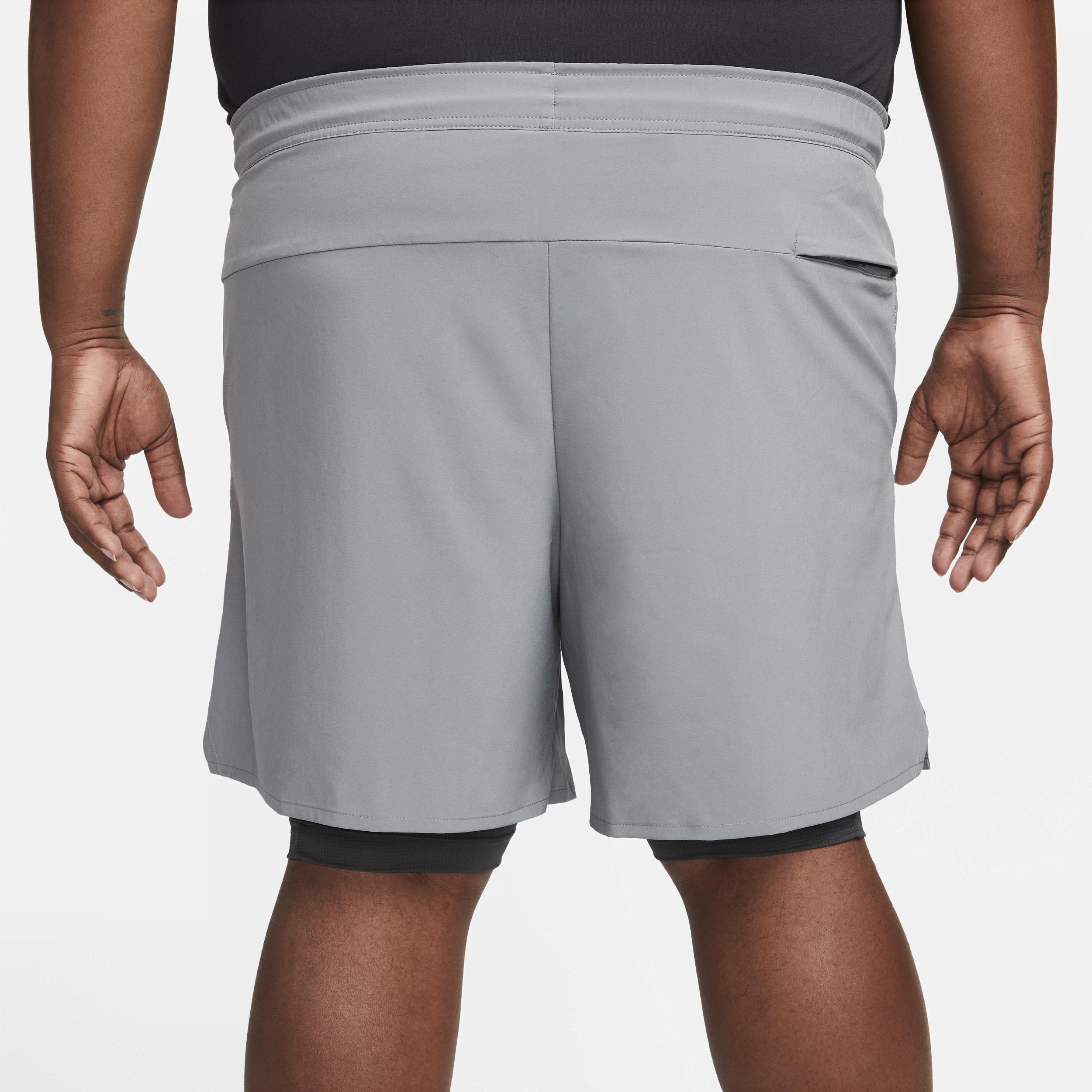 Nike Mens Unlimited Dri-FIT 7 2-in-1 Versatile Shorts | DV9334-084 Product Image