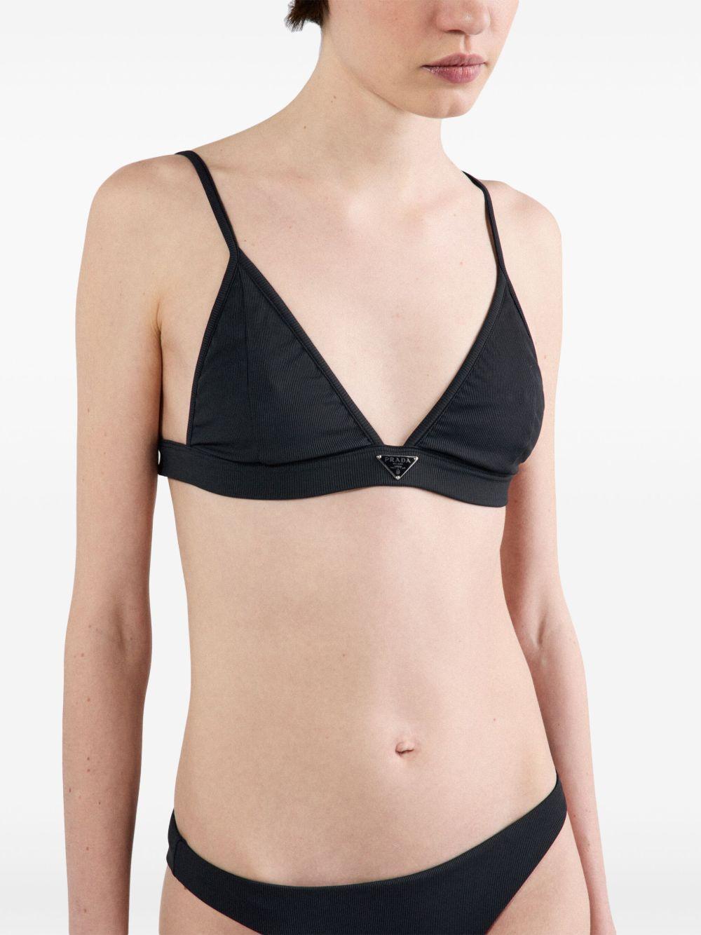 ribbed bralette bikini top Product Image
