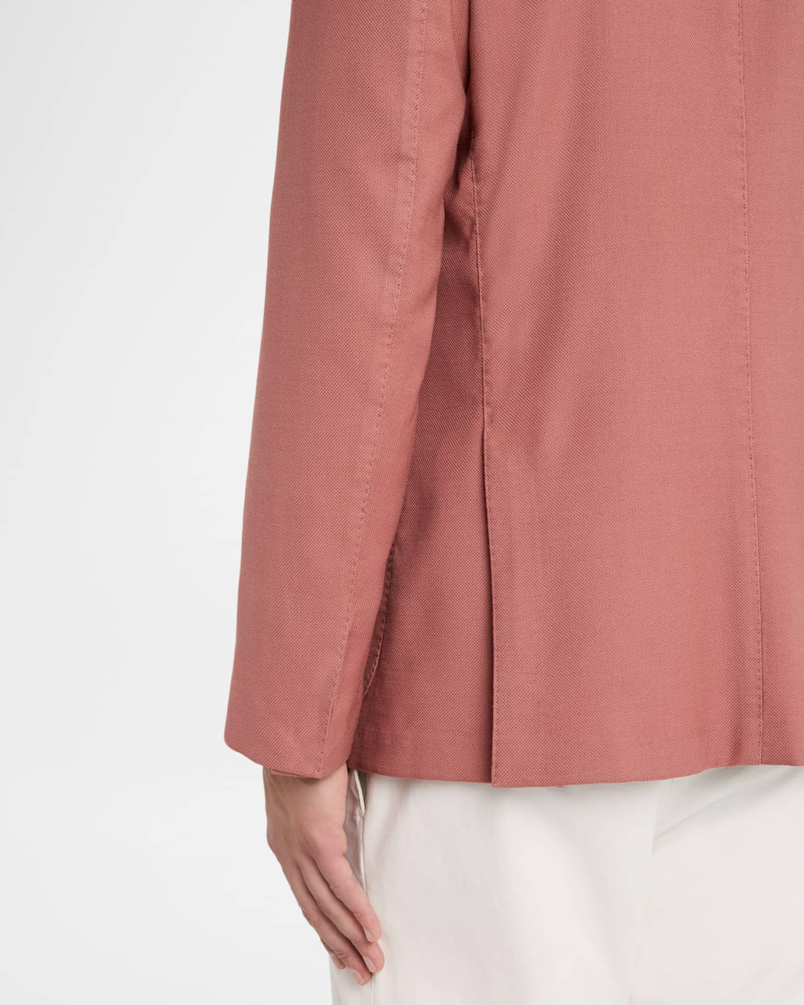 Men's Wool Hopsack Jersey Single-Breasted Sport Coat Product Image