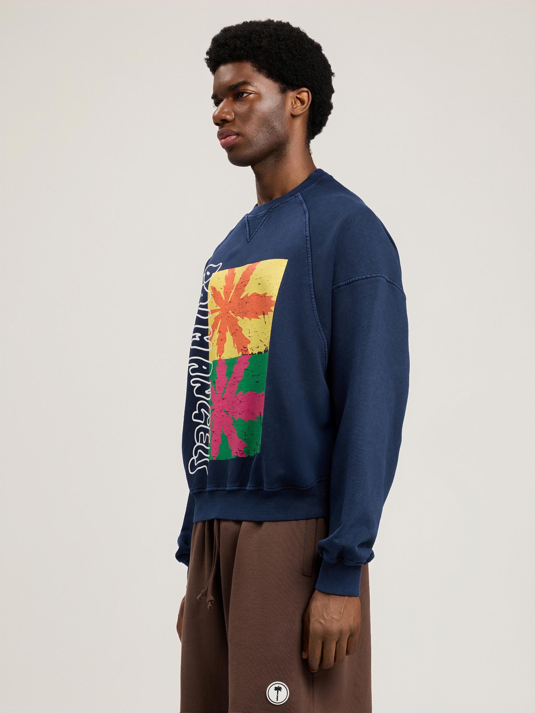 Palm Leaf Reglan Loose Sweatshirt Product Image