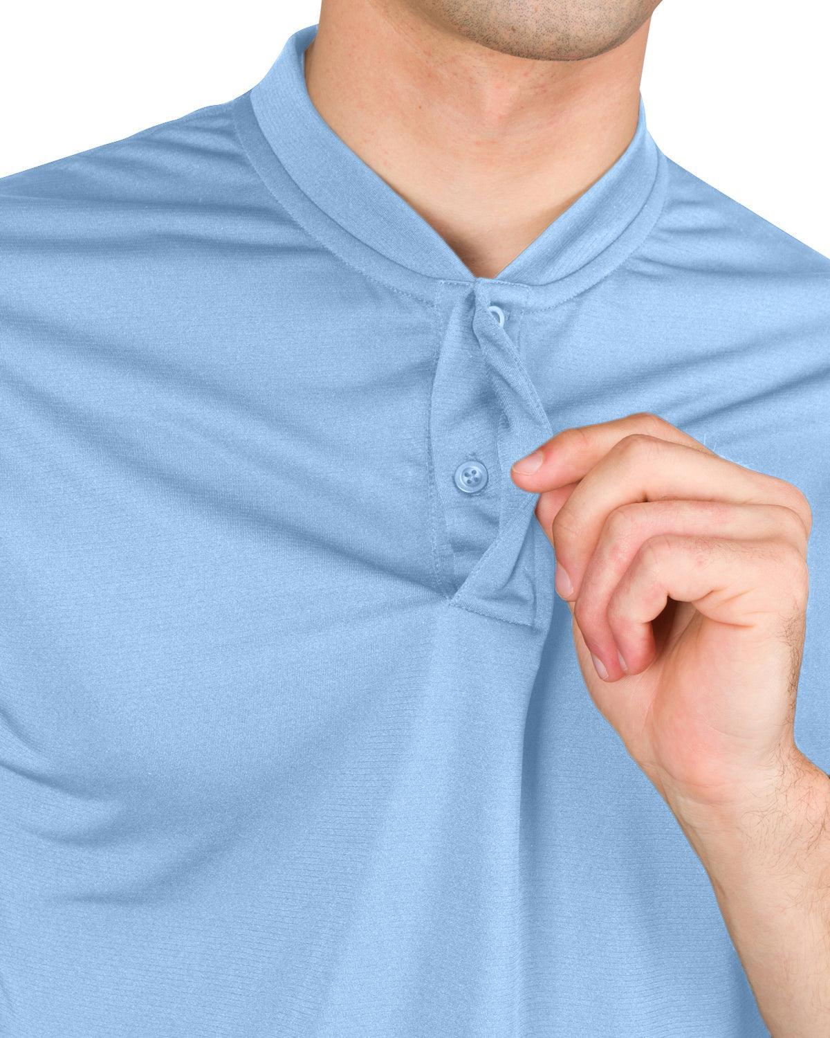 Three Sixty Six Men's Solid Collarless Golf Polo Male Product Image