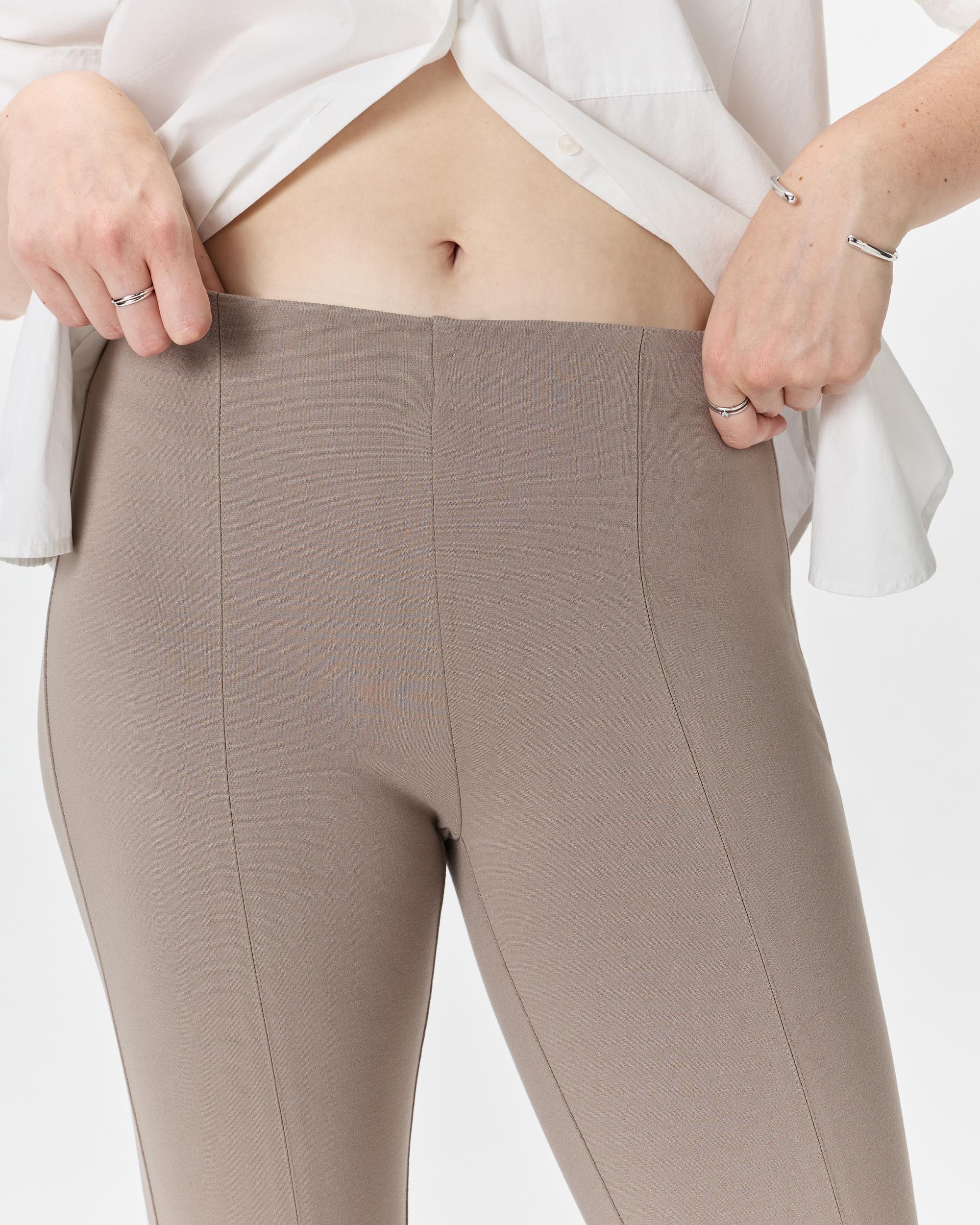Quince | Women's Ultra-Stretch Ponte Pintuck Ankle Pants Size XL, Rayon Product Image