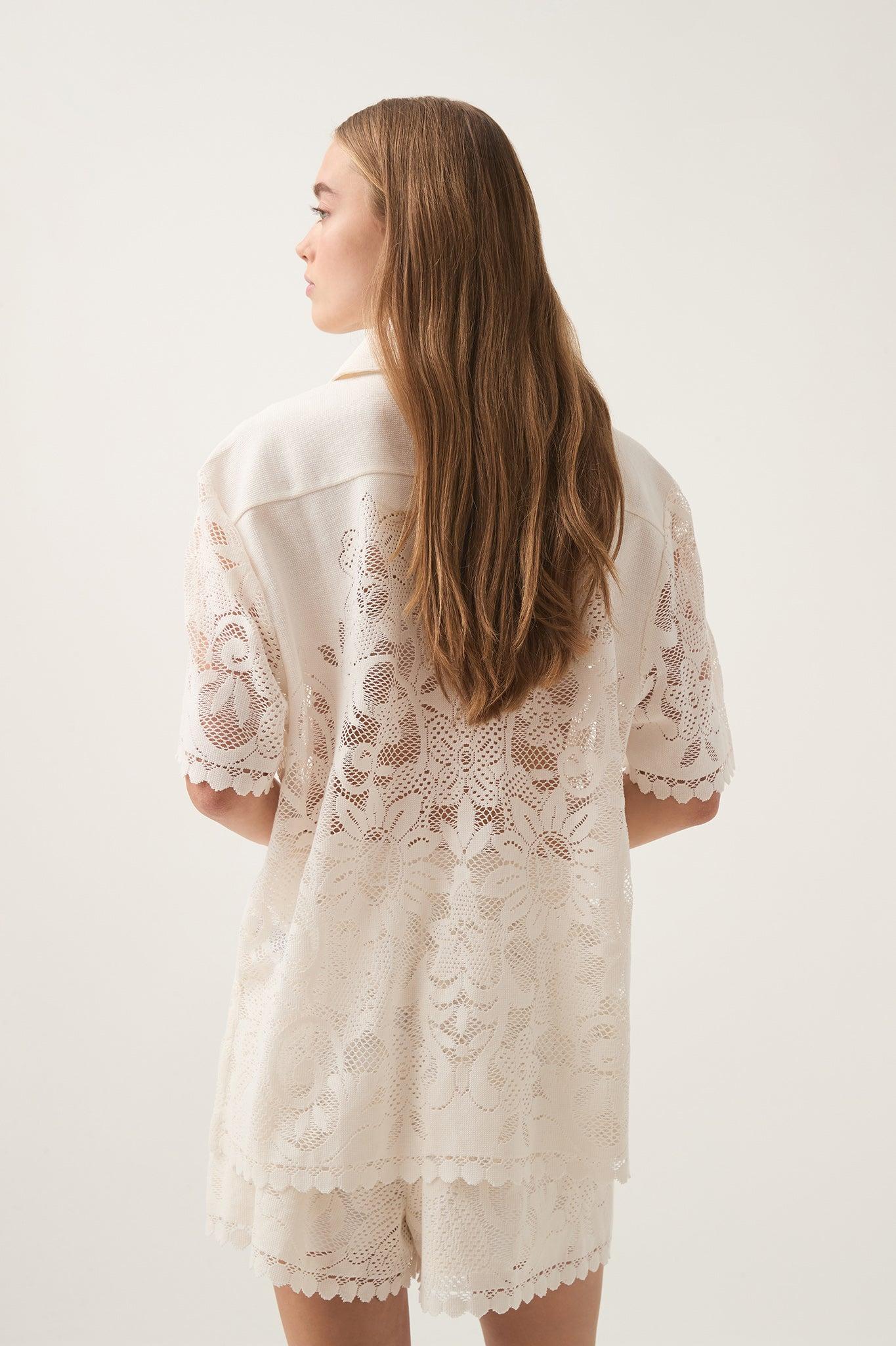 Muses Lace Oversize Shirt Product Image