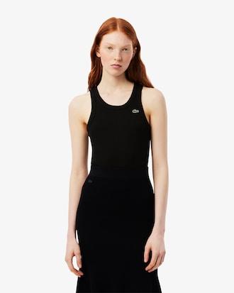 Slim Fit Cotton Tank Top Product Image