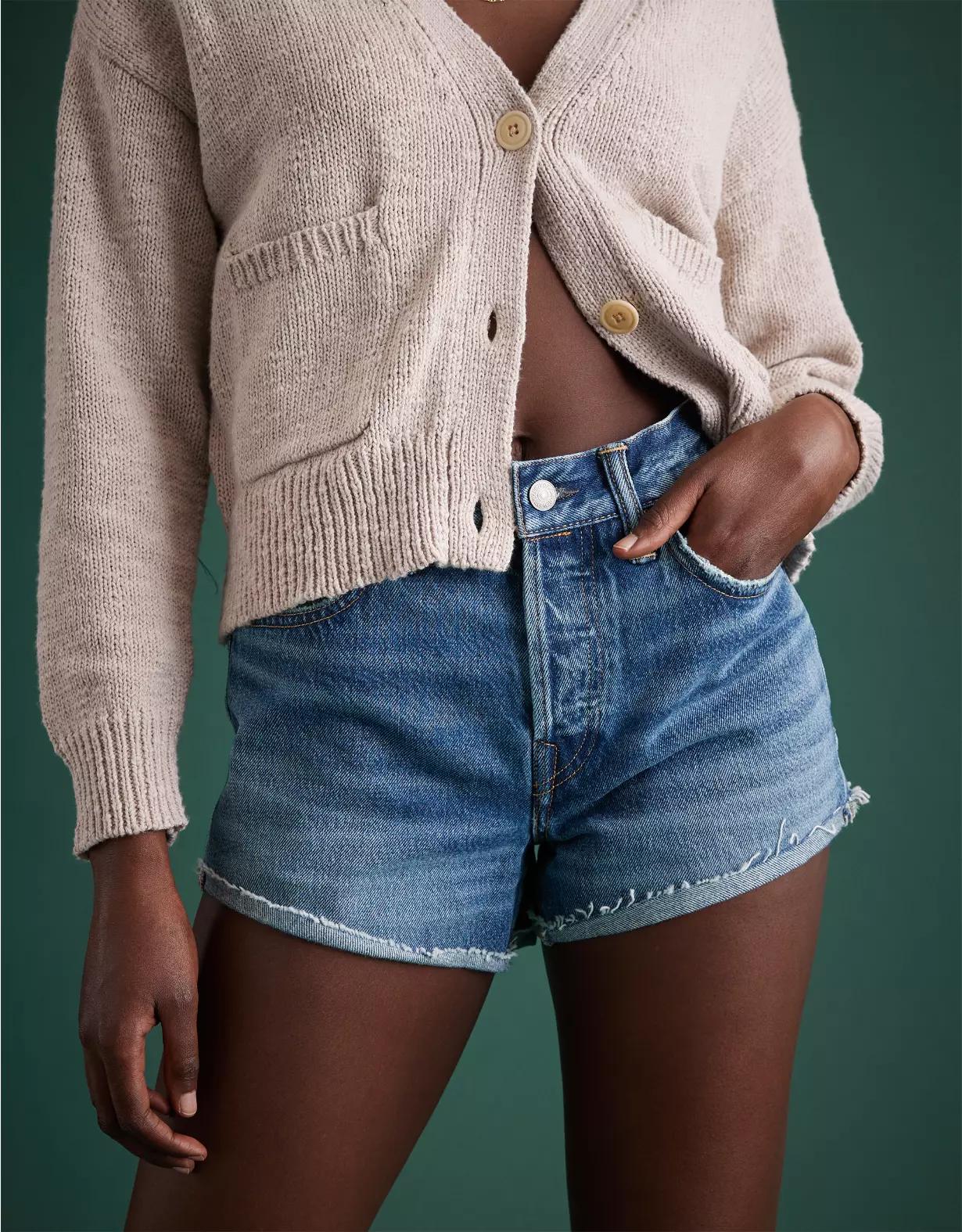 AE77 Premium Classic Denim Short Product Image