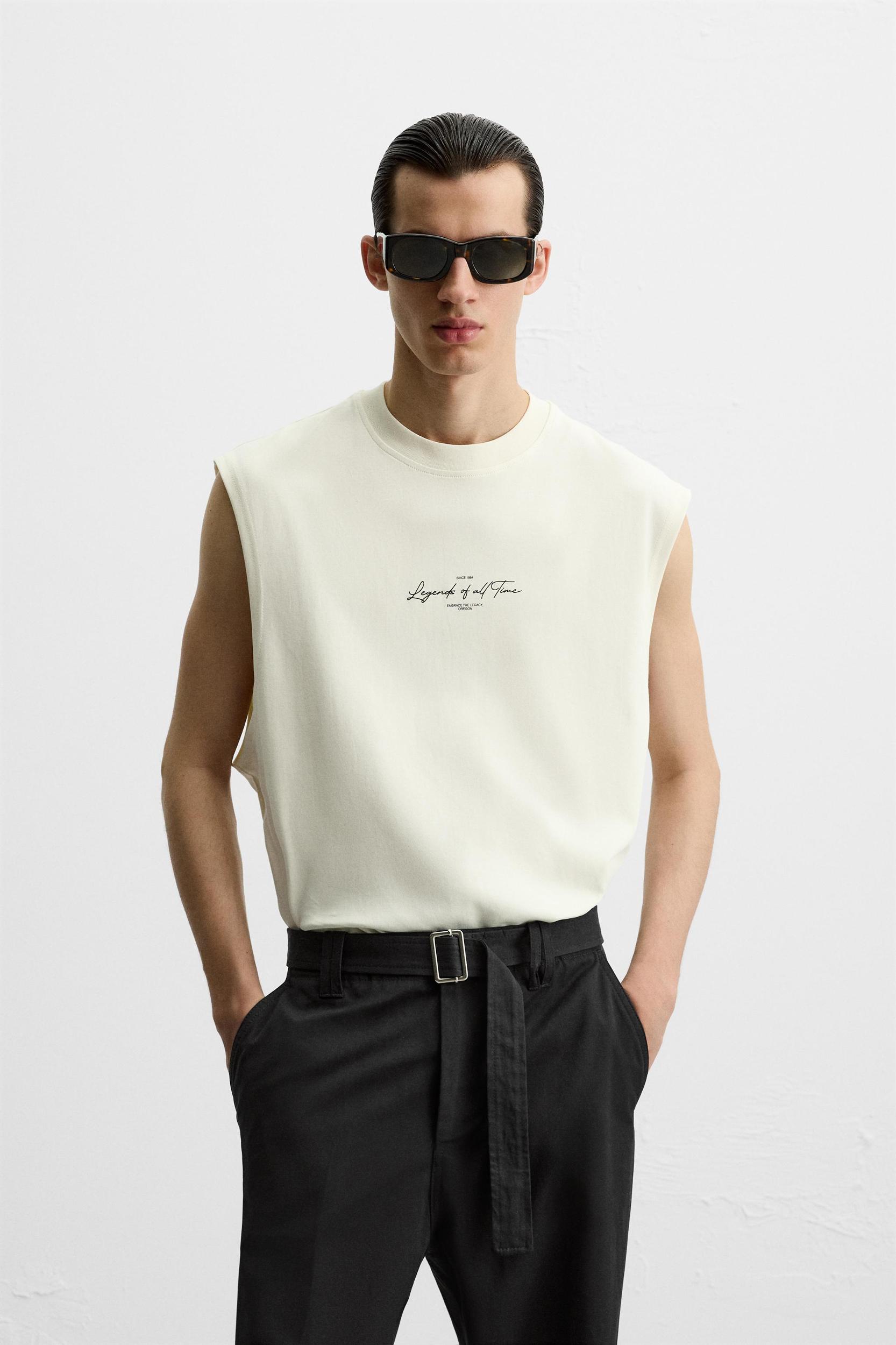 TEXT TECHNICAL TANK TOP Product Image