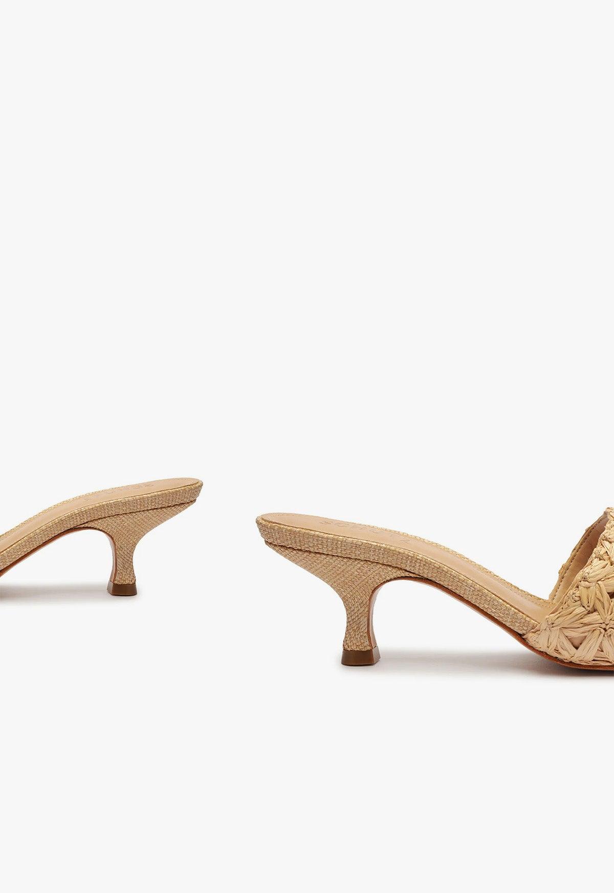 Dethalia Straw Raffia Sandal Female Product Image