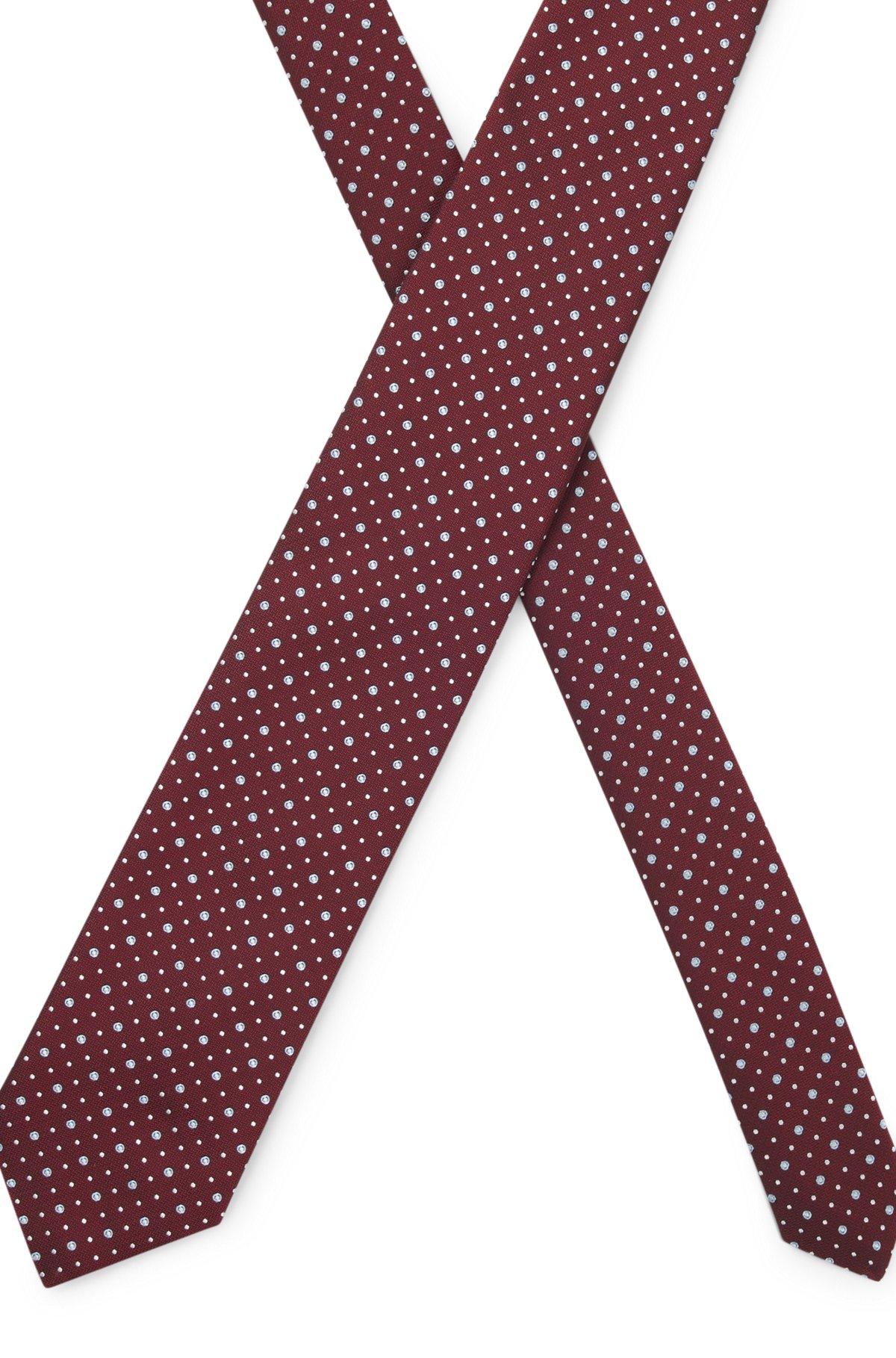 Dot-motif tie in a silk blend Product Image