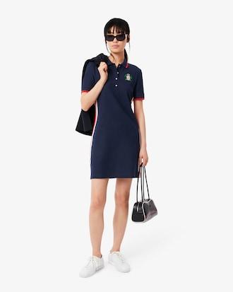 French Made Slim Fit Polo Dress Product Image