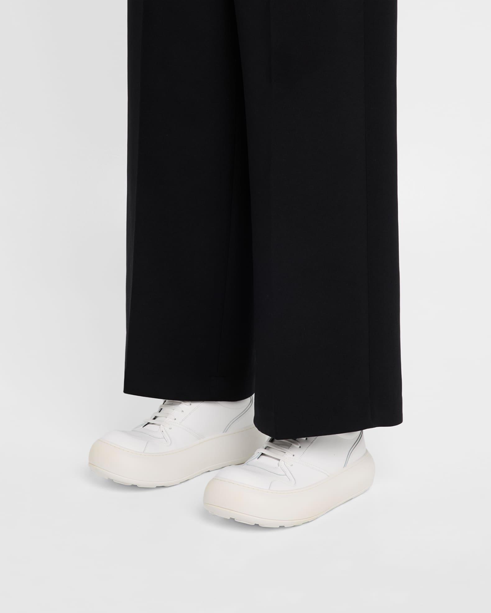 Men's Chunky Leather Low-Top Sneakers Product Image