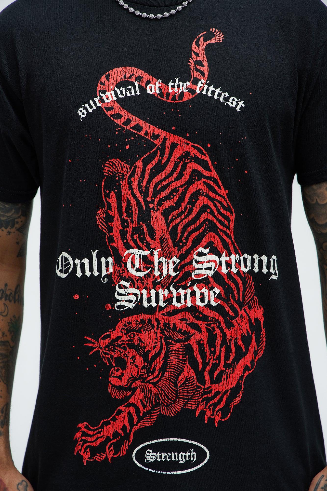 The Strong Survive Short Sleeve Tee - Black Product Image