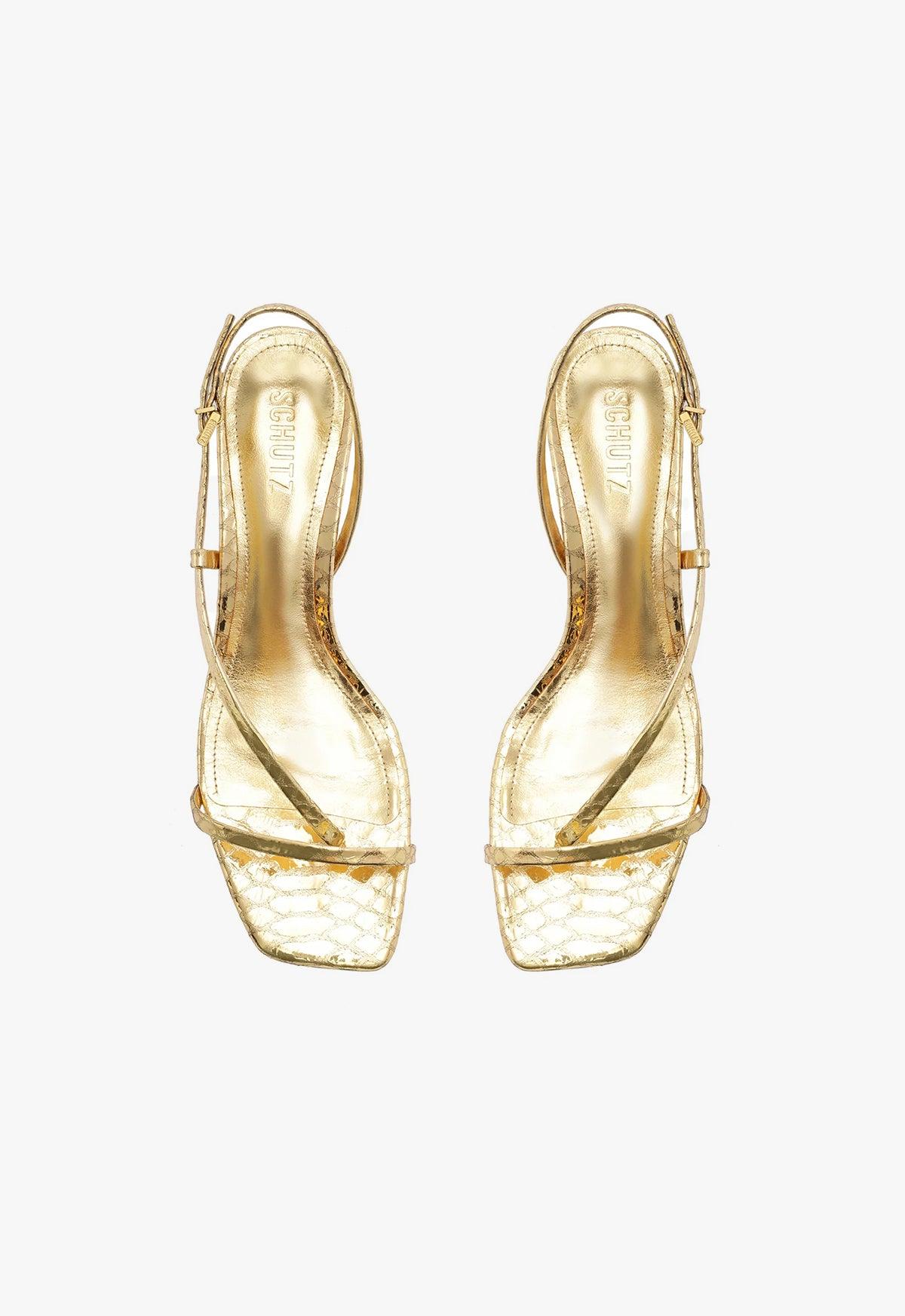 Heloise Metallic Leather Sandal Female Product Image