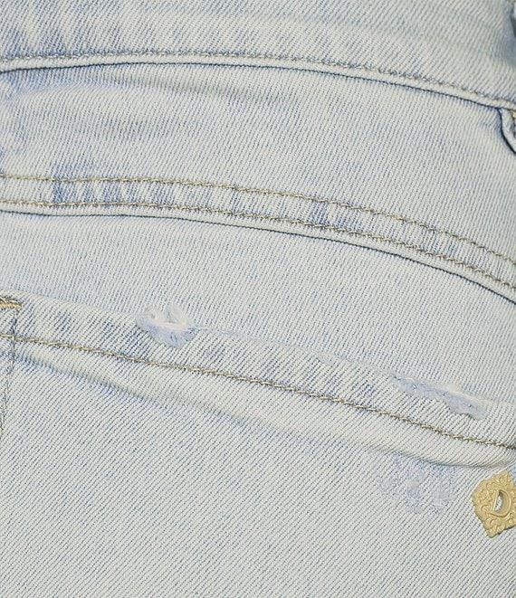 Democracy #double;Ab#double;Solution® Sky Rise Round Up Wide Leg Fray Hem Boyfriend Jeans Product Image