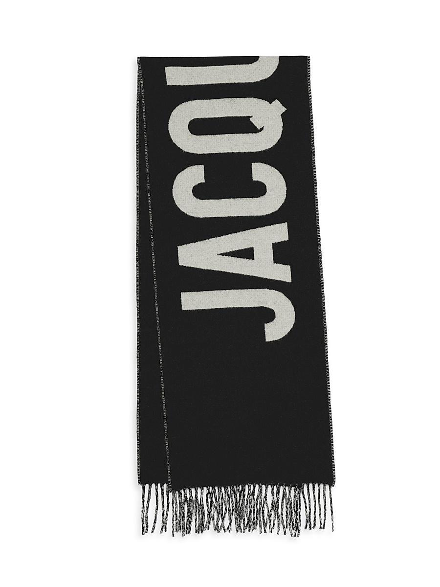 Mens Lecharpe Logo Wool Scarf Product Image