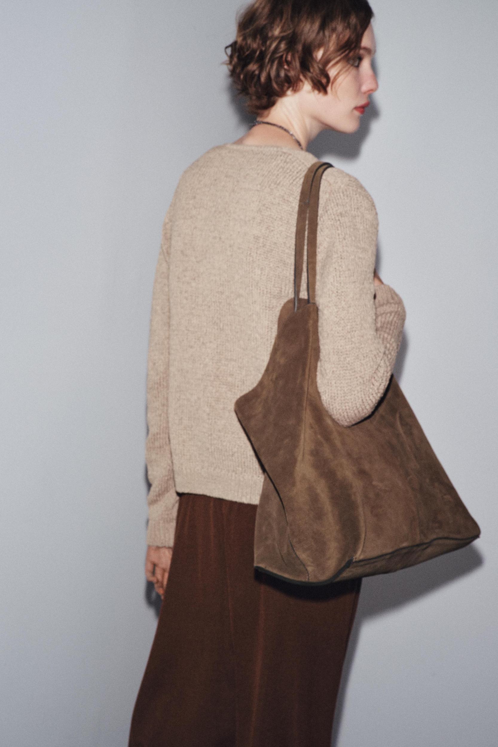 SUEDE MAXI SHOPPER Product Image