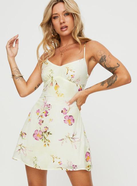 Jaye Mini Dress Floral Product Image