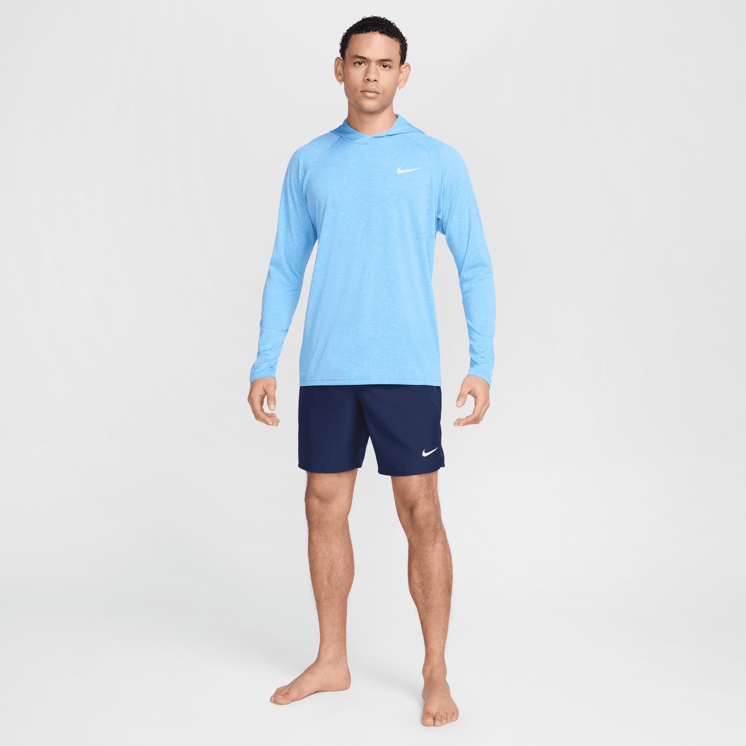 Nike Men's Swim Hydroguard Long-Sleeve Hooded Top Product Image
