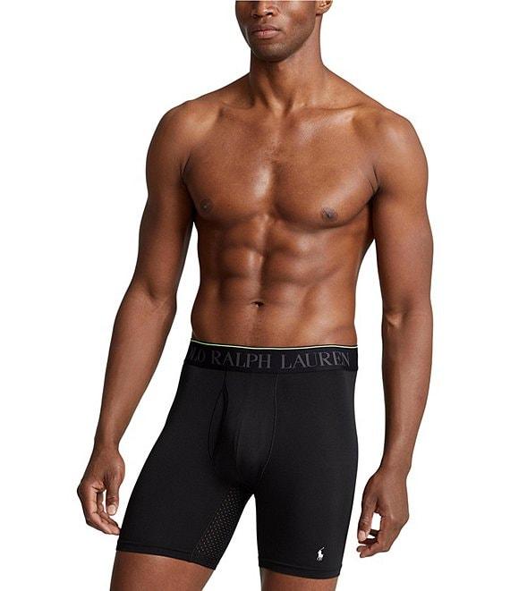Polo Ralph Lauren 4D Flex Performance Air 6#double; Long Leg Boxer Brief 3-Pack Product Image