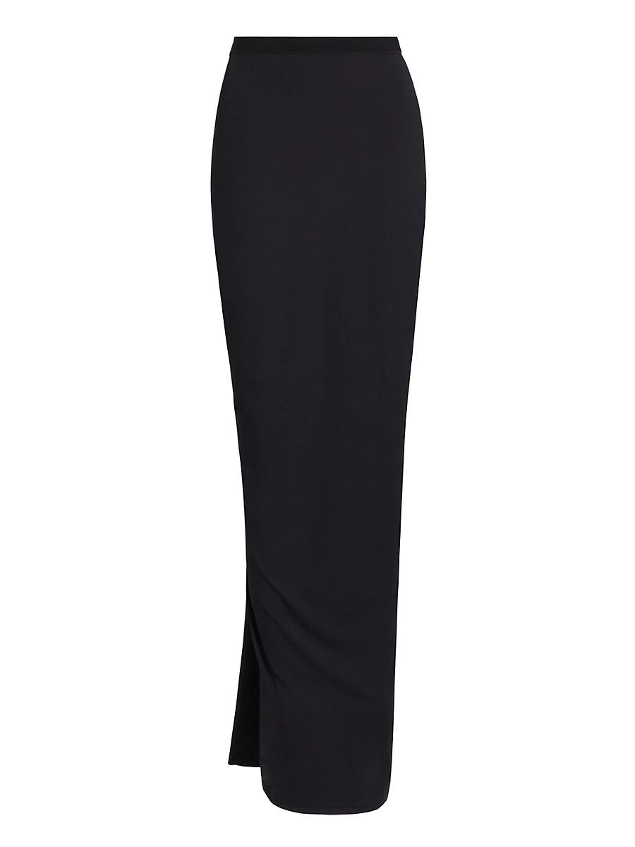 Womens Echauffe Ruched Jersey Maxi Skirt Product Image