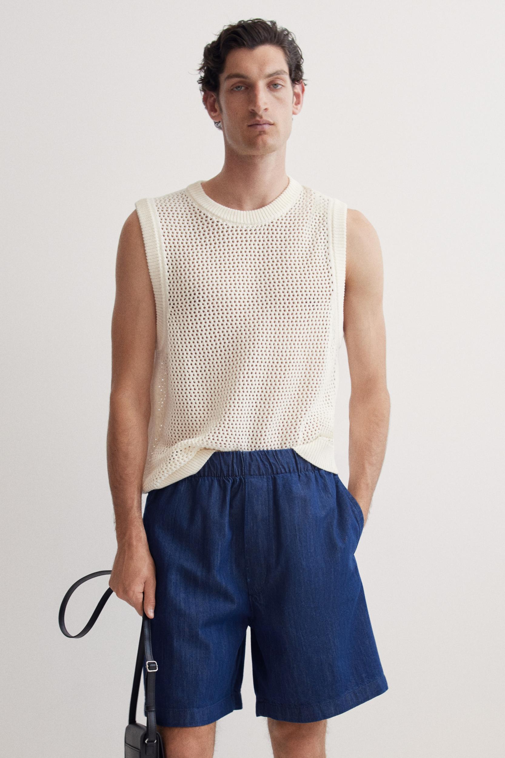 Baggy Denim Shorts Product Image