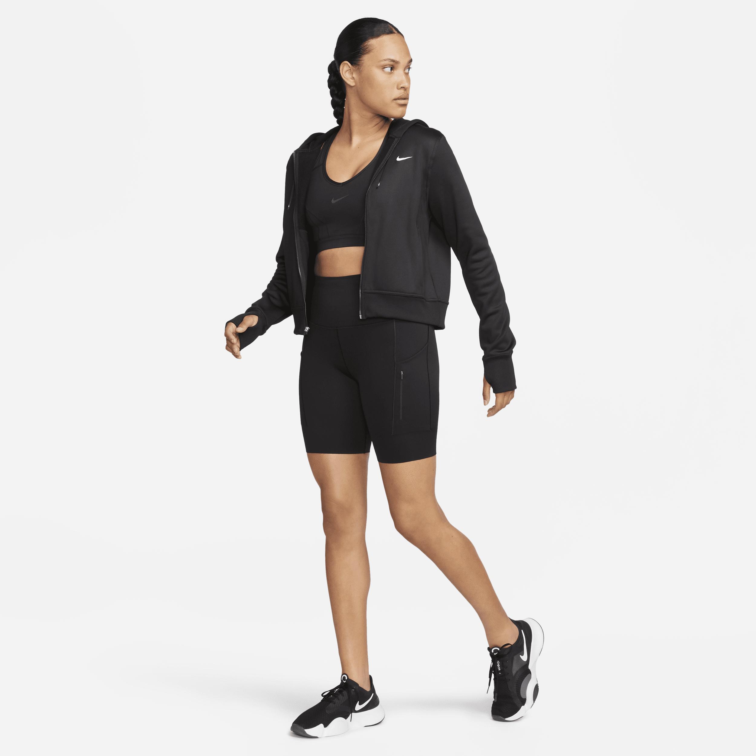 Nike Womens Therma-FIT One Full-Zip Hoodie | FB5216-010 Product Image