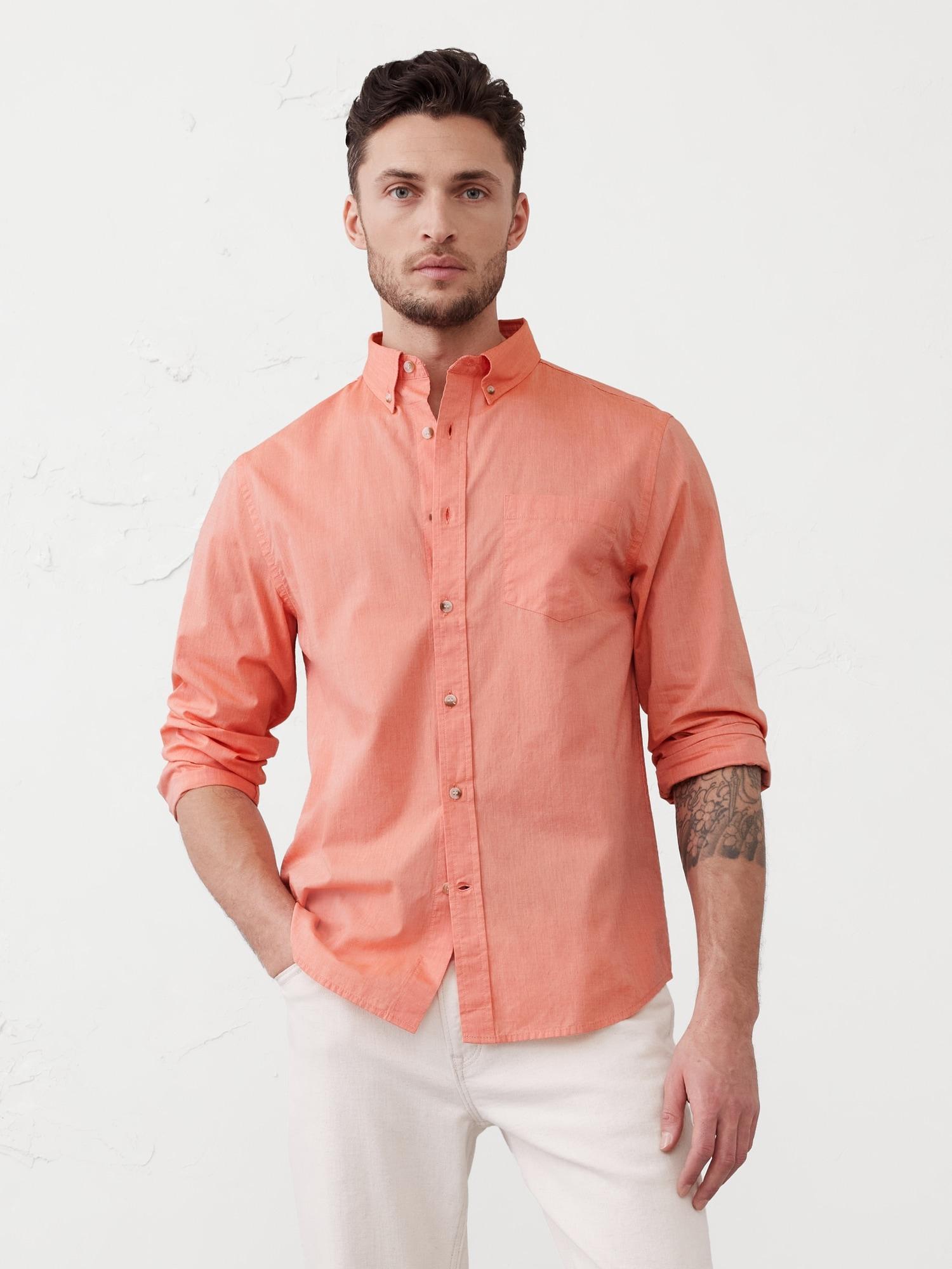 Slim Cotton Shirt Product Image