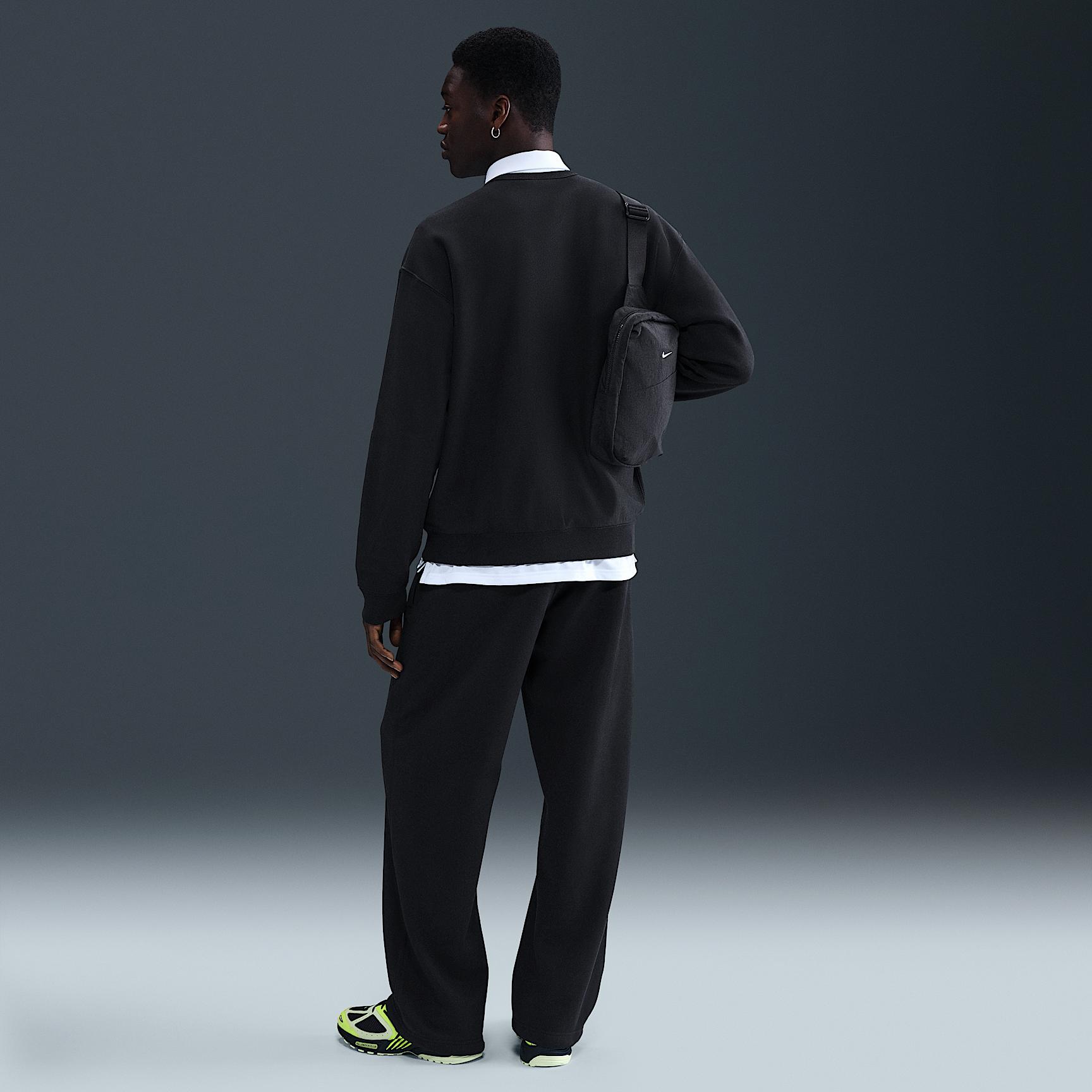 Nike Mens Solo Swoosh Fleece Crew | HV1086-010 Product Image