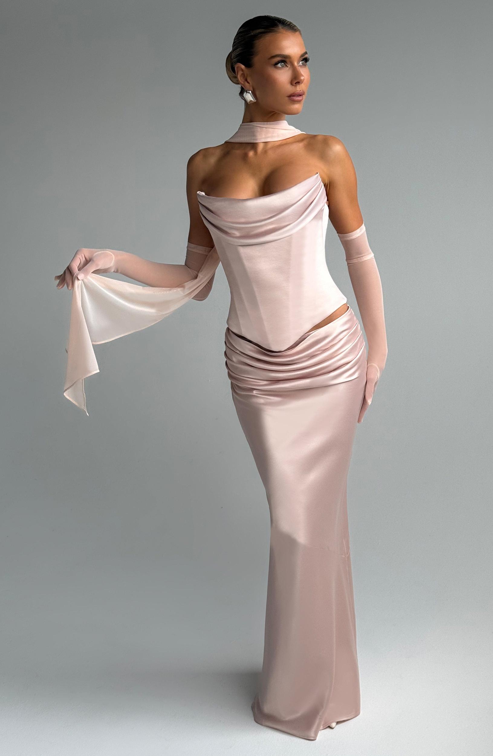 Bernadette Maxi Skirt - Soft Peach Product Image