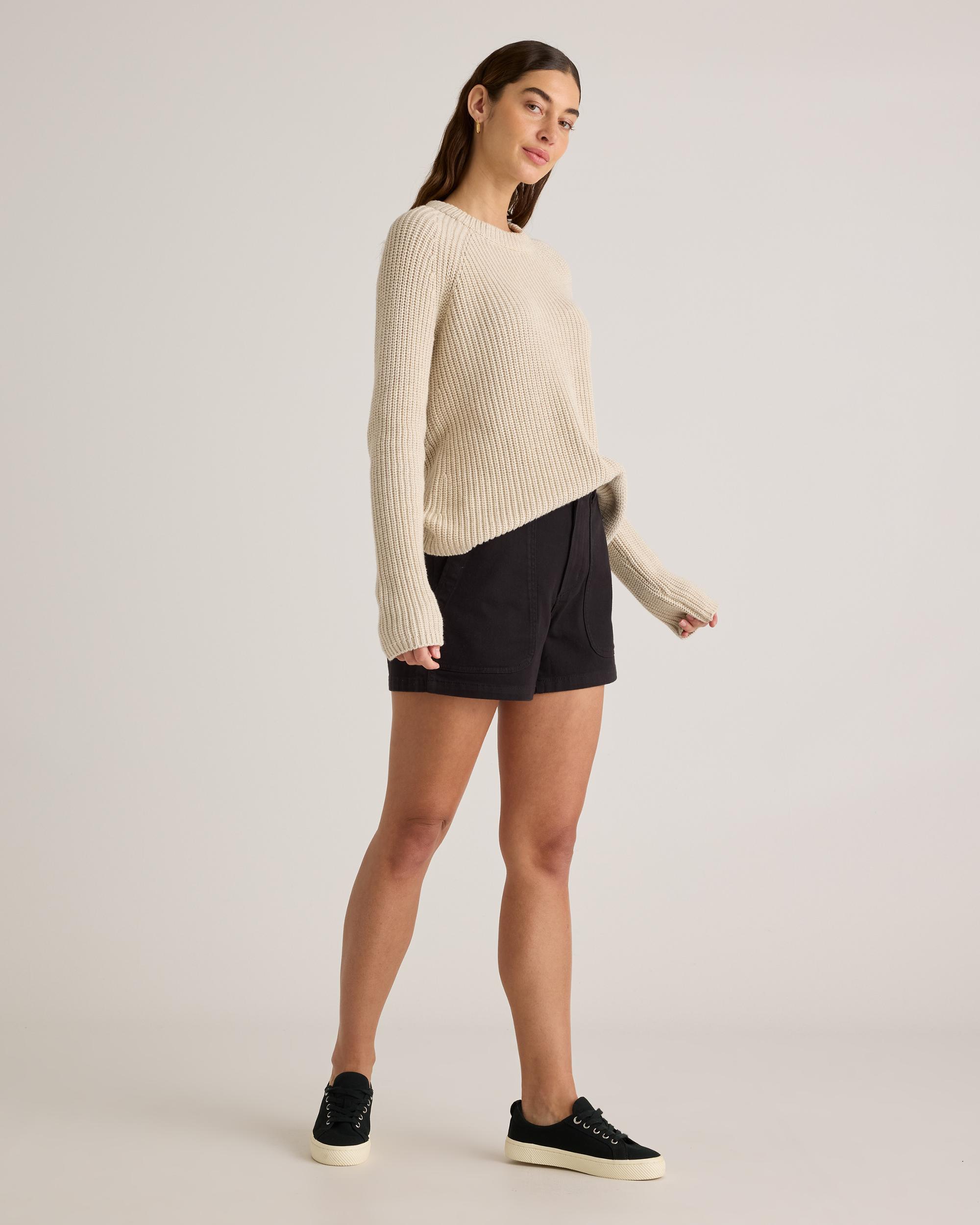 Quince | Women's Organic Stretch Cotton Twill Utility Shorts Organic Cotton Product Image