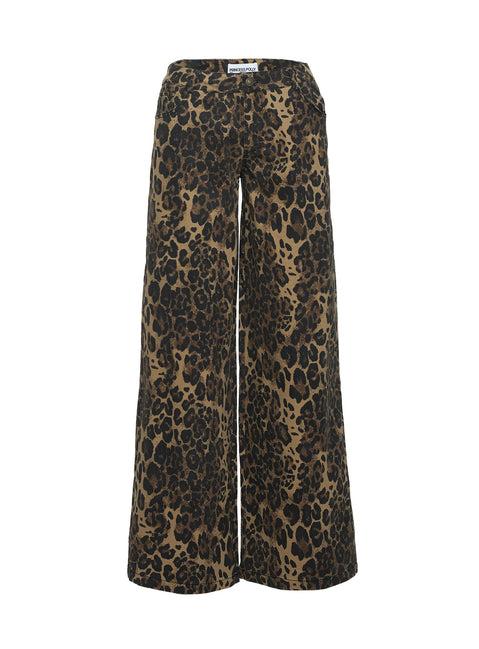 Pantar Low Rise Pants Leopard Product Image