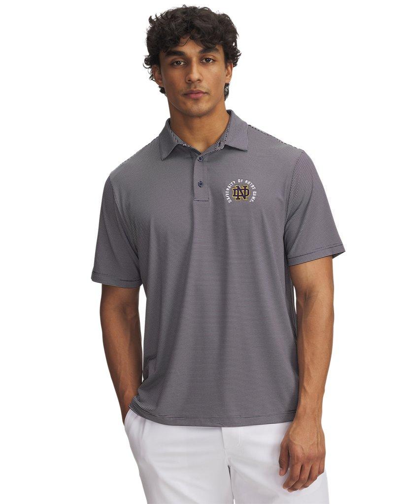 UA Tee 2 Green Bridge Stripe Collegiate Product Image