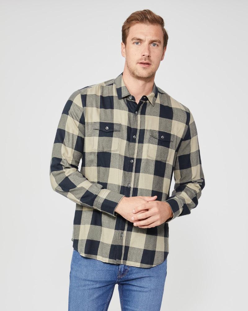 PAIGE Everette Shirt-Silver Ink Product Image