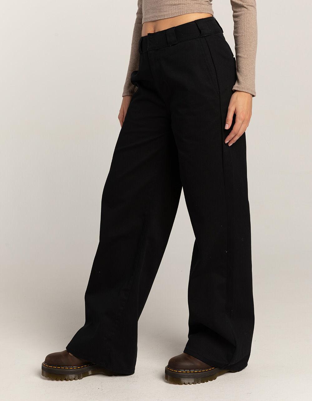 FIVESTAR GENERAL CO. Downtown Wide Leg Womens Jeans - BLACK Product Image