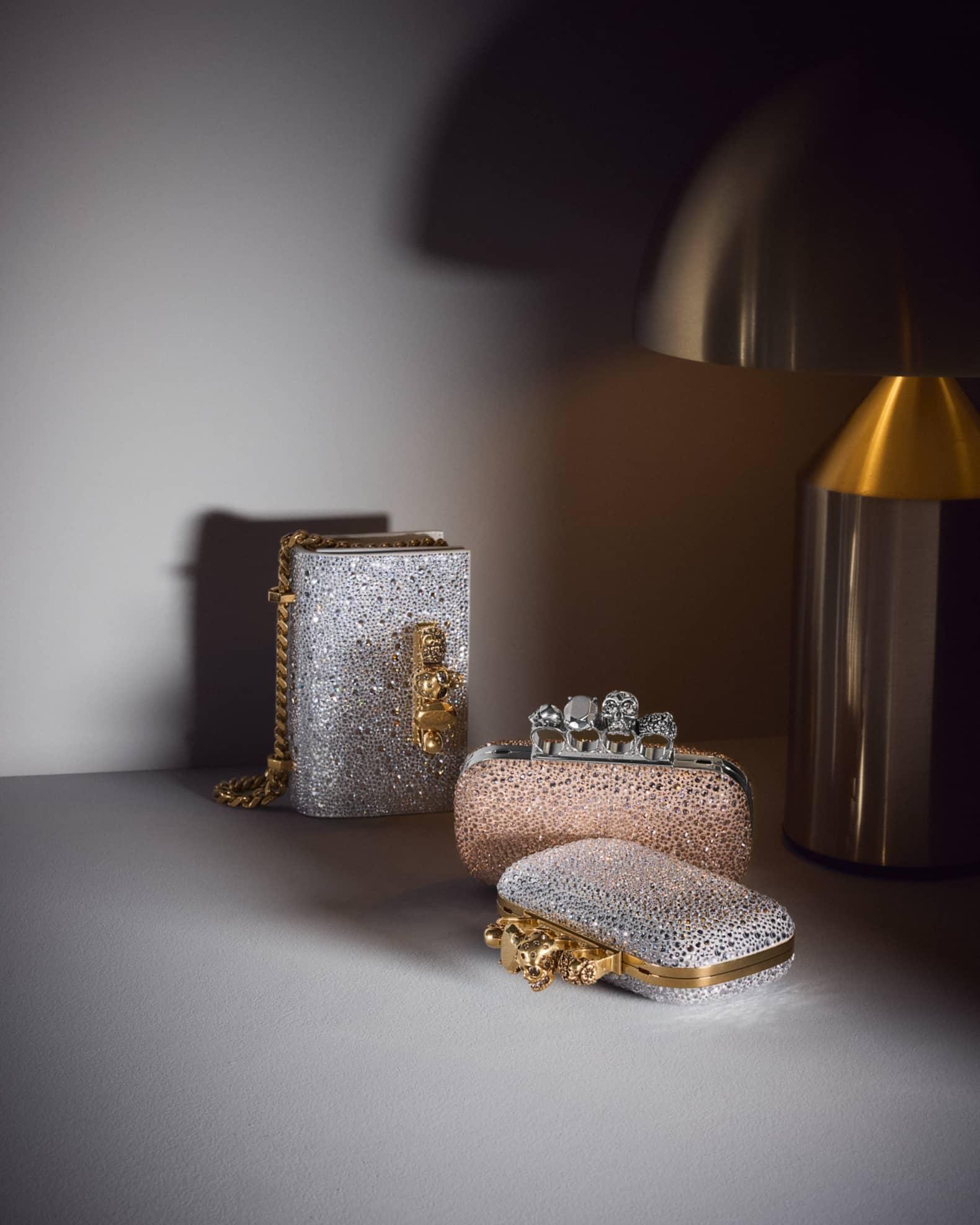 Mini Skull Jewel Embellished Chain Shoulder Bag Product Image