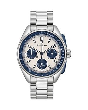 Bulova Mens Lunar Pilot Quartz Chronograph Stainless Steel Bracelet Watch Product Image