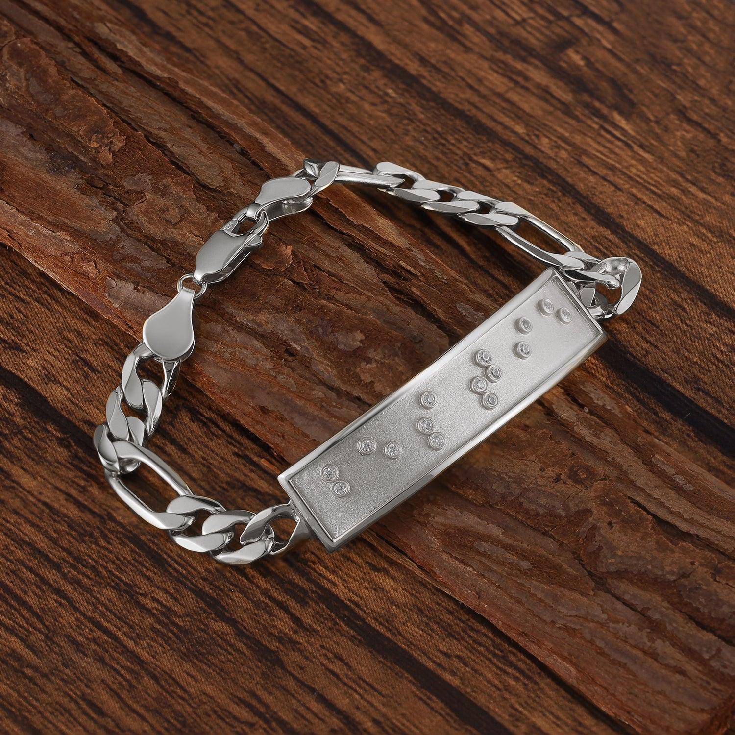 Touchstone Bestie ID Link Bracelet in Silver Product Image