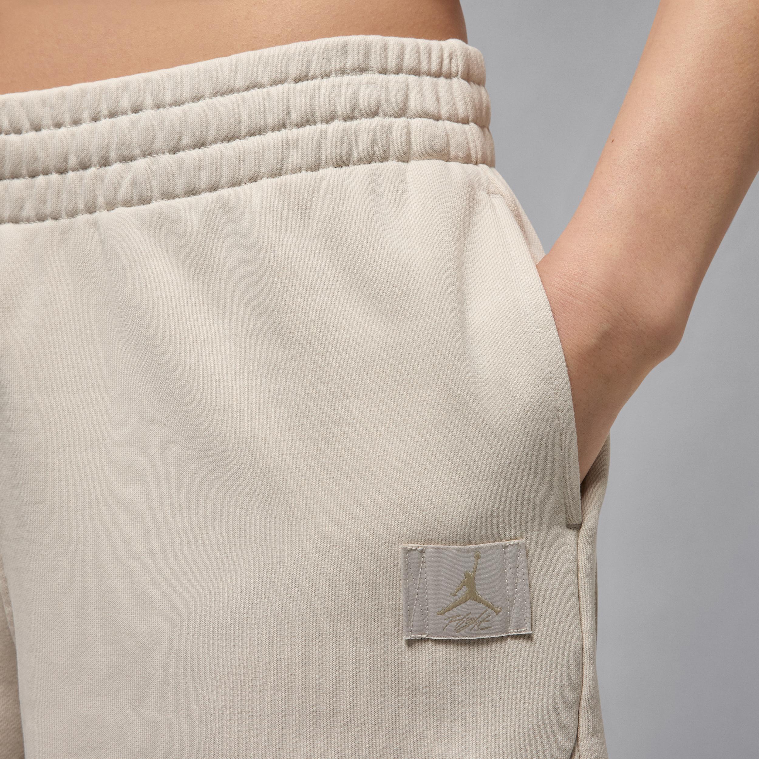 Womens Jordan Flight Fleece French Terry Big Shorts | IB9858-010 Product Image