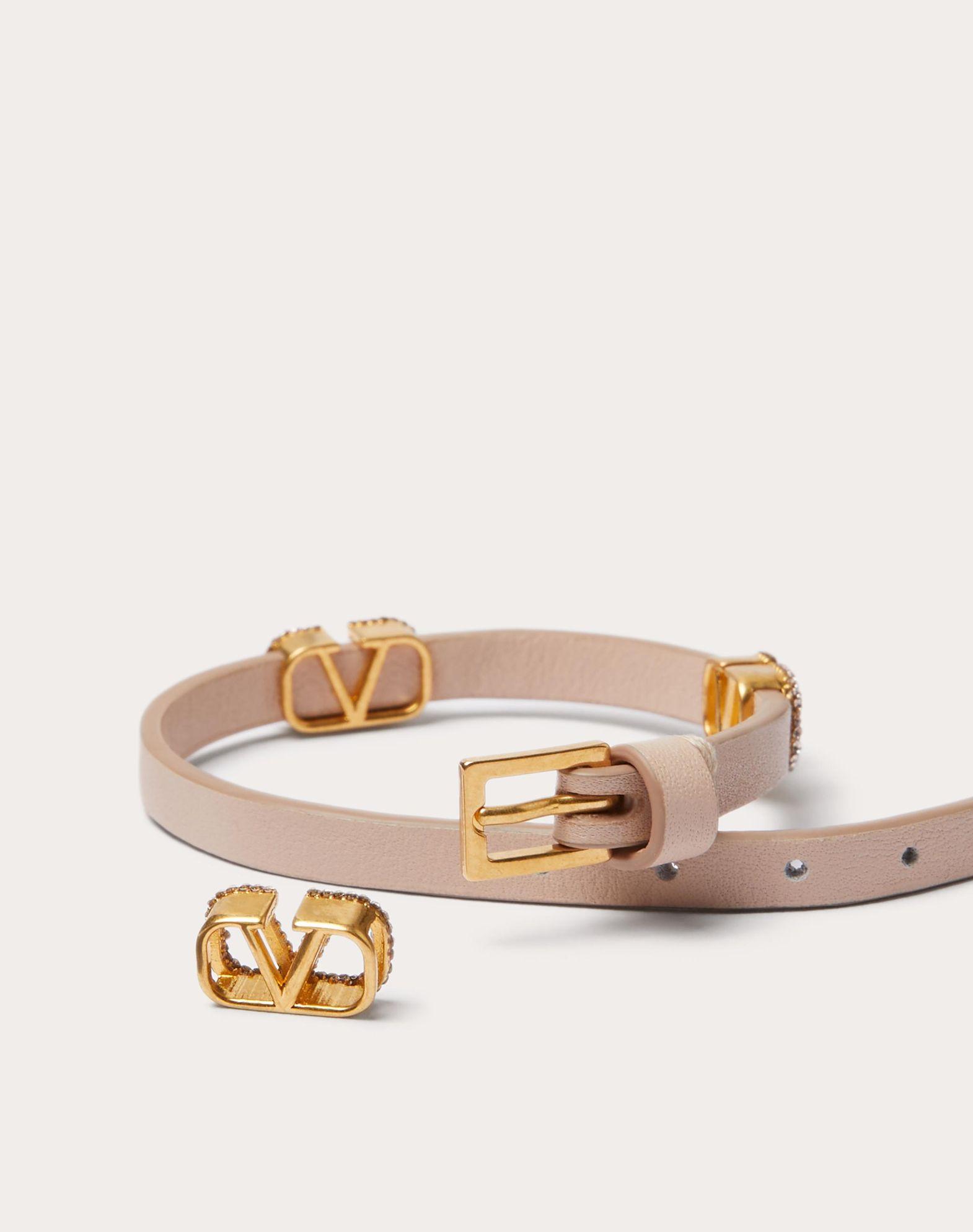 Vlogo Signature Leather Bracelet Product Image