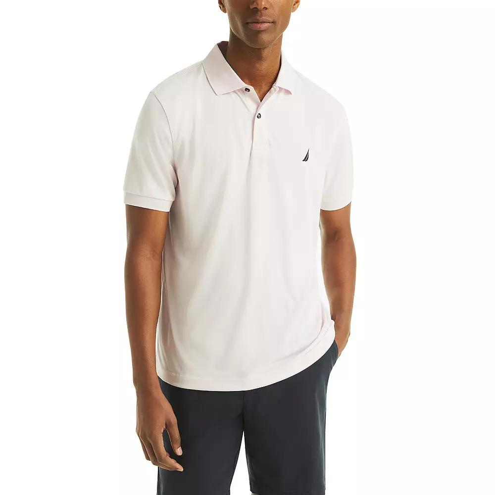 Men's Nautica Classic Fit Performance Polo, Size: Large, Pink Product Image