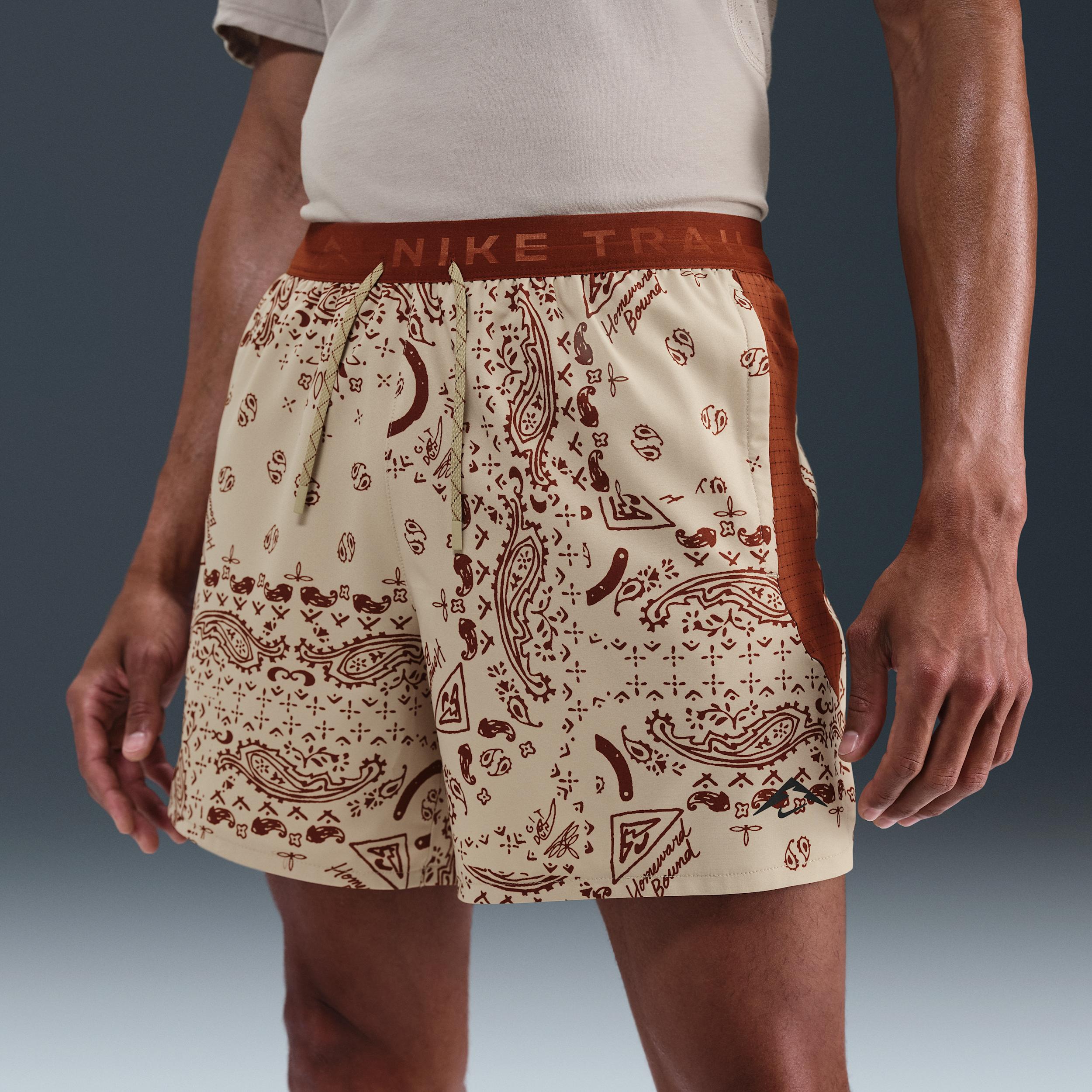 Nike Mens Trail Dri-FIT 6 Brief-Lined Running Shorts | HJ4174-253 Product Image