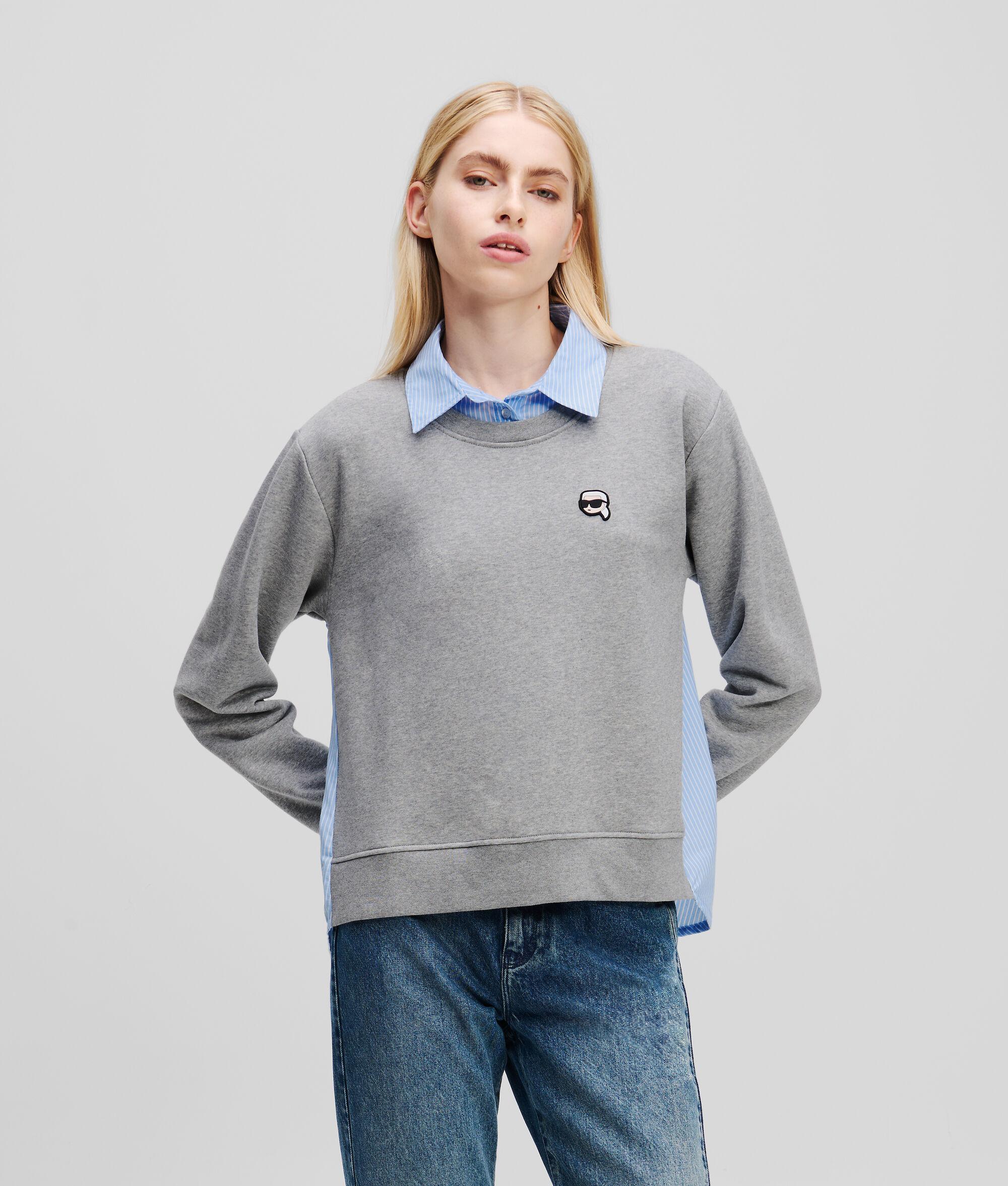 IKON FABRIC MIX SWEATSHIRT Product Image